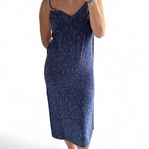 No. 6 Store 100% Silk dress Astrology Constellation size xs/s